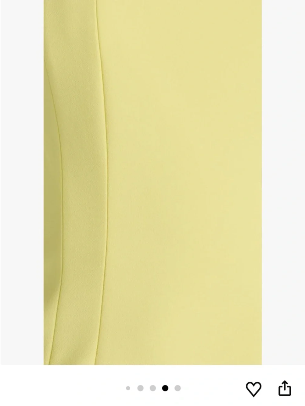 A.L.C. Strapless Elsie Mini Dress in Citrine, size 6, NWT - Picture 5 of 12